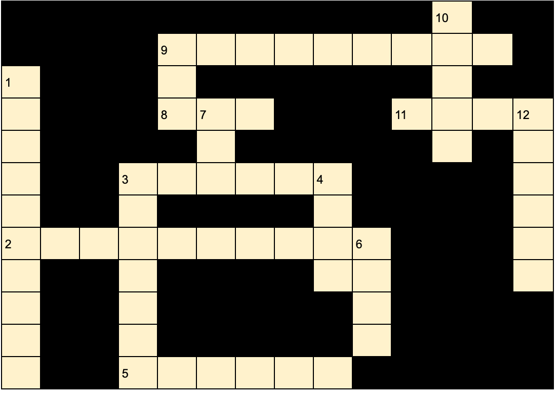 Crossword Puzzle by Nova Subedi Our Sunday Project