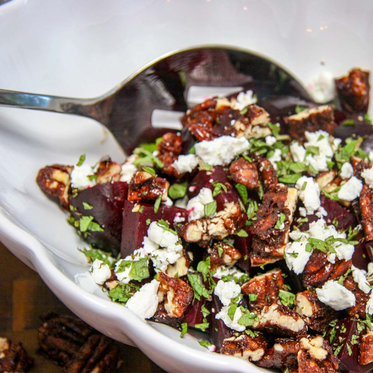 Roasted Beets with Candied Pecans Our Sweetly Spiced Life