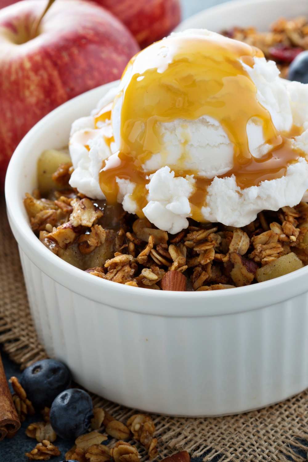 Pioneer Woman Apple Crisp Recipe Table for Seven