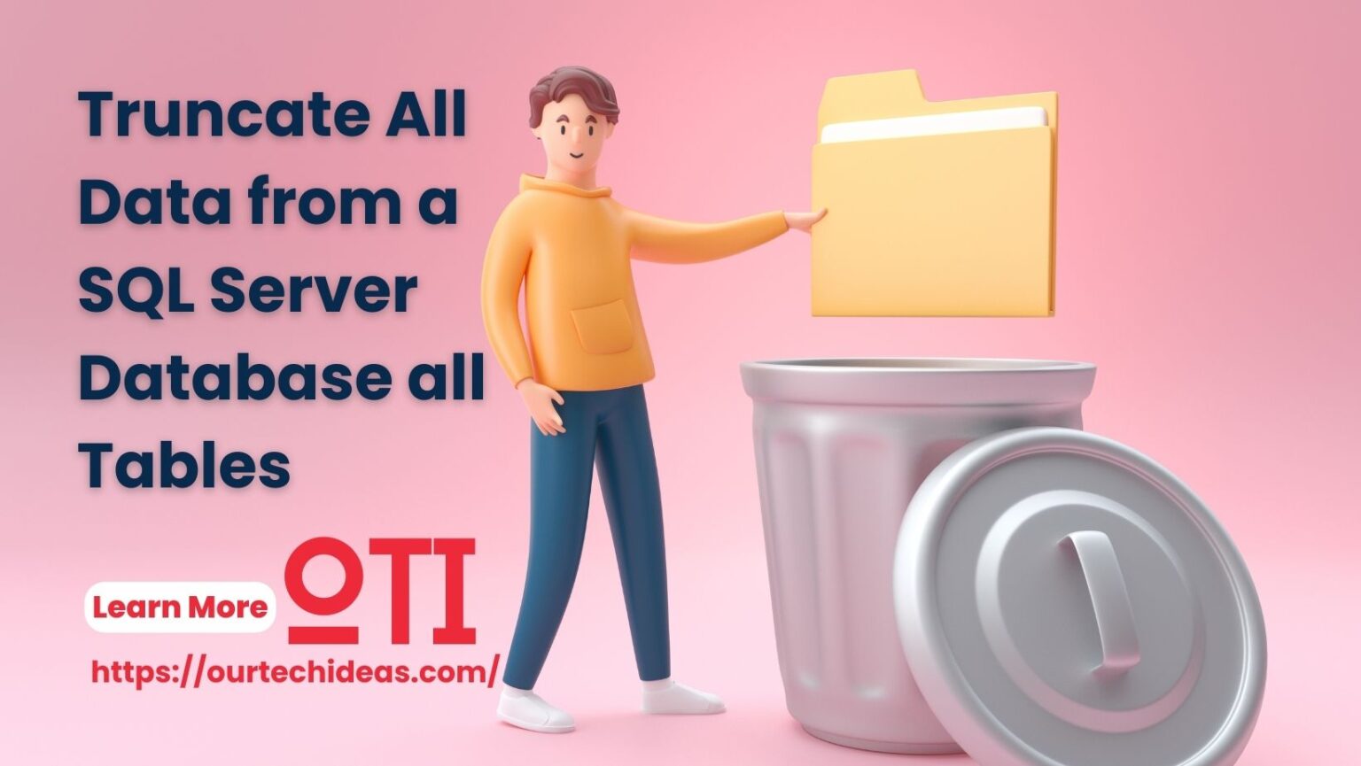 Truncate All Data from a SQL Server Database all Tables Our Tech Ideas
