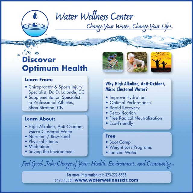 Water Wellness Center Our Towns Finest
