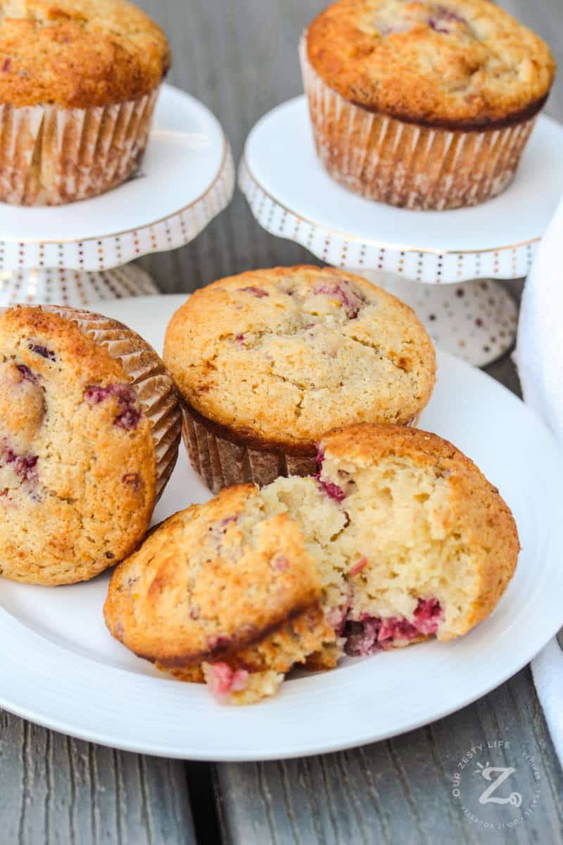 Raspberry Muffin Recipe {Fresh & Full of Fruit!} Our Zesty Life