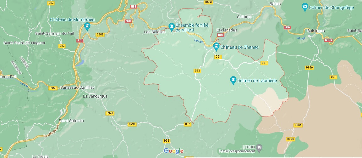 Chanac Carte Où se trouve Chanac? Carte Chanac Où se trouve