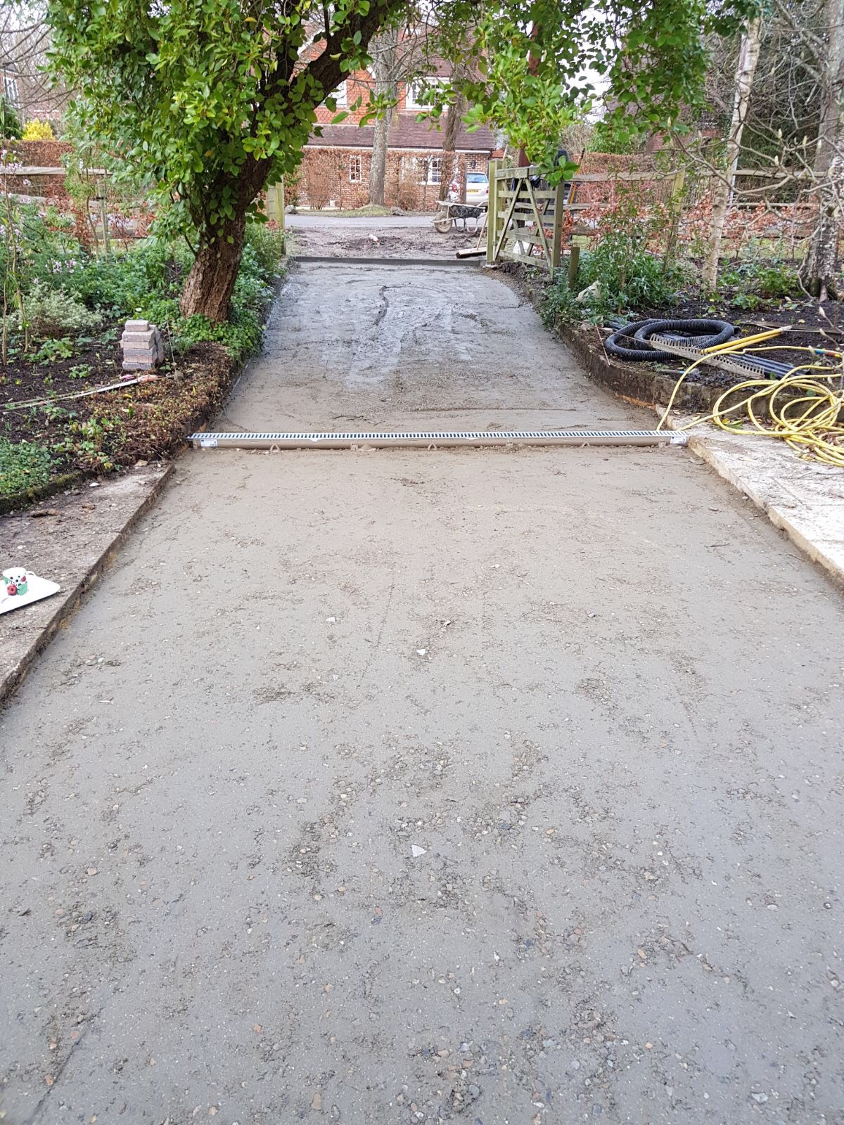 Driveway Installation using Country Cobble Block Paving West