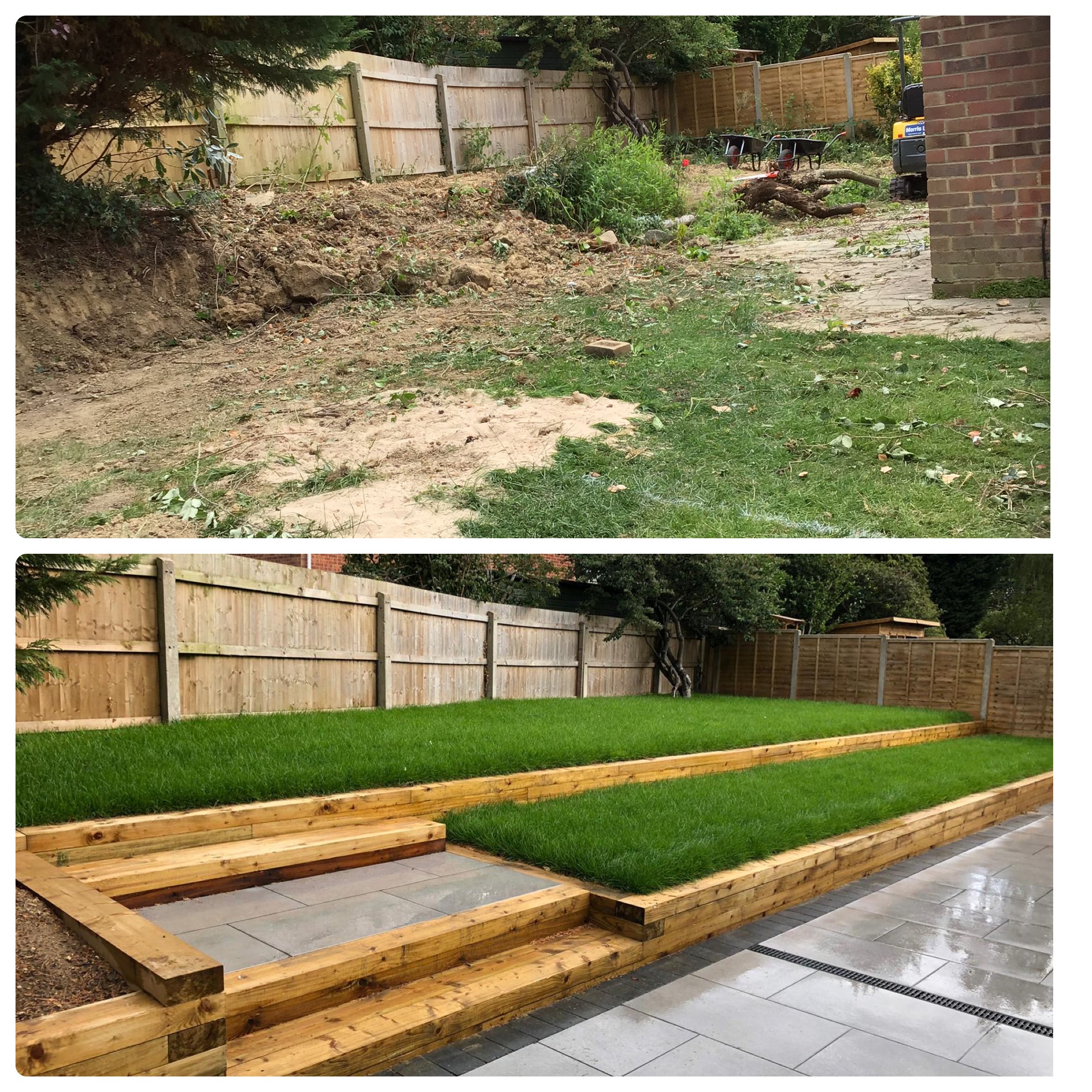 Grey Porcelain Patio Installation Burgess Hill Ouse Valley Paving