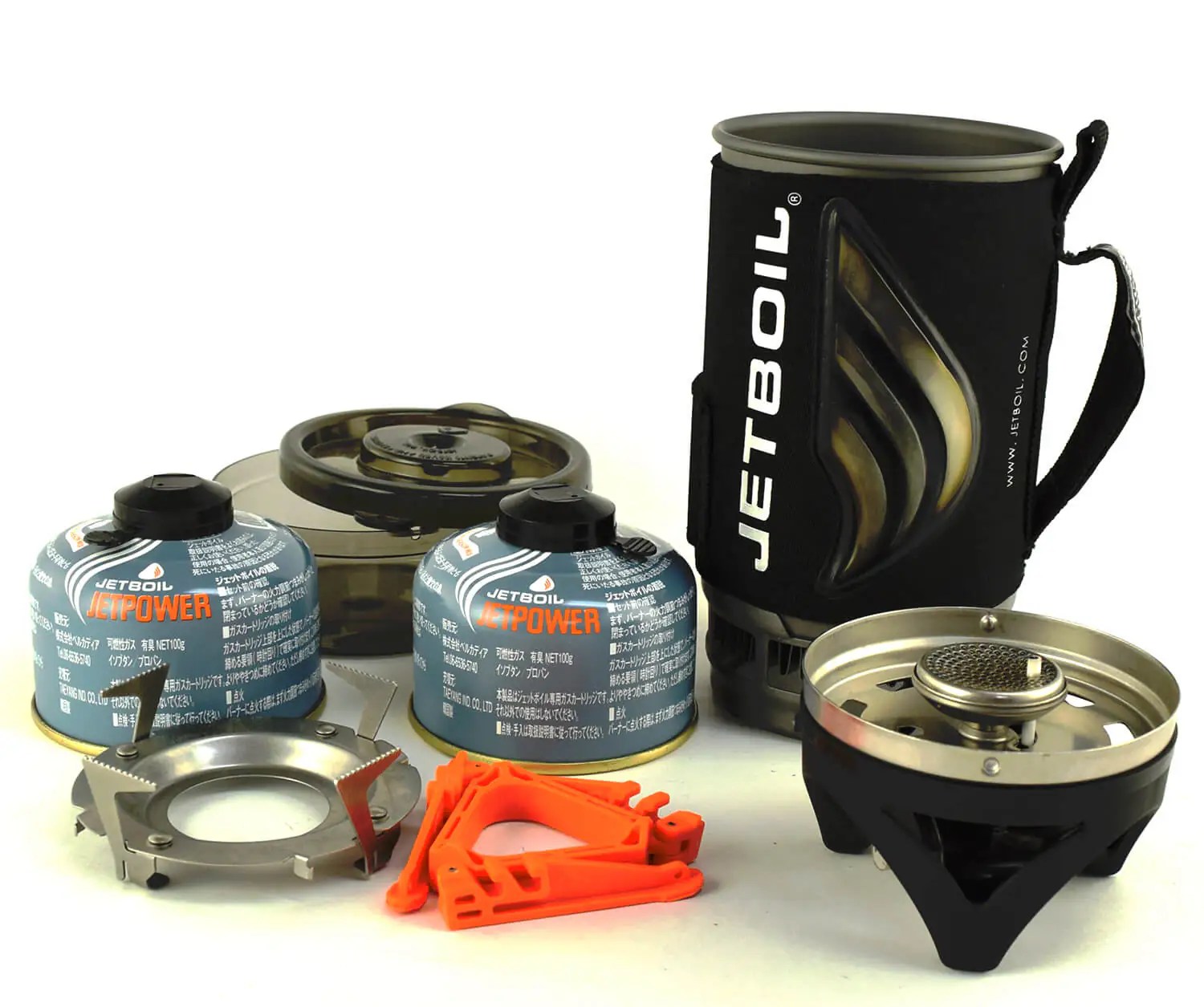 JETBOIL(ジェットボイル) FLASH フラッシュ 黒 ガス2缶付 アウスタ