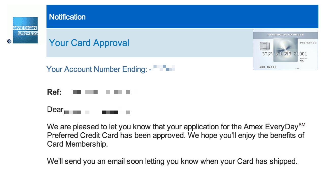 My Experience Getting the Amex EveryDay Preferred Card OUT AND OUT