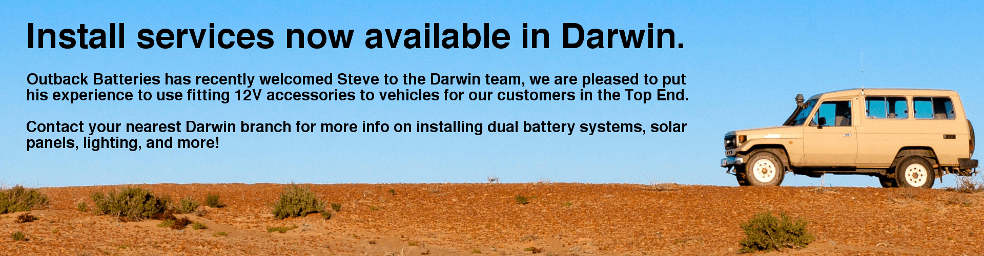 Car Battery Darwin Battery Suppliers Outback BatteriesAuto Batteries