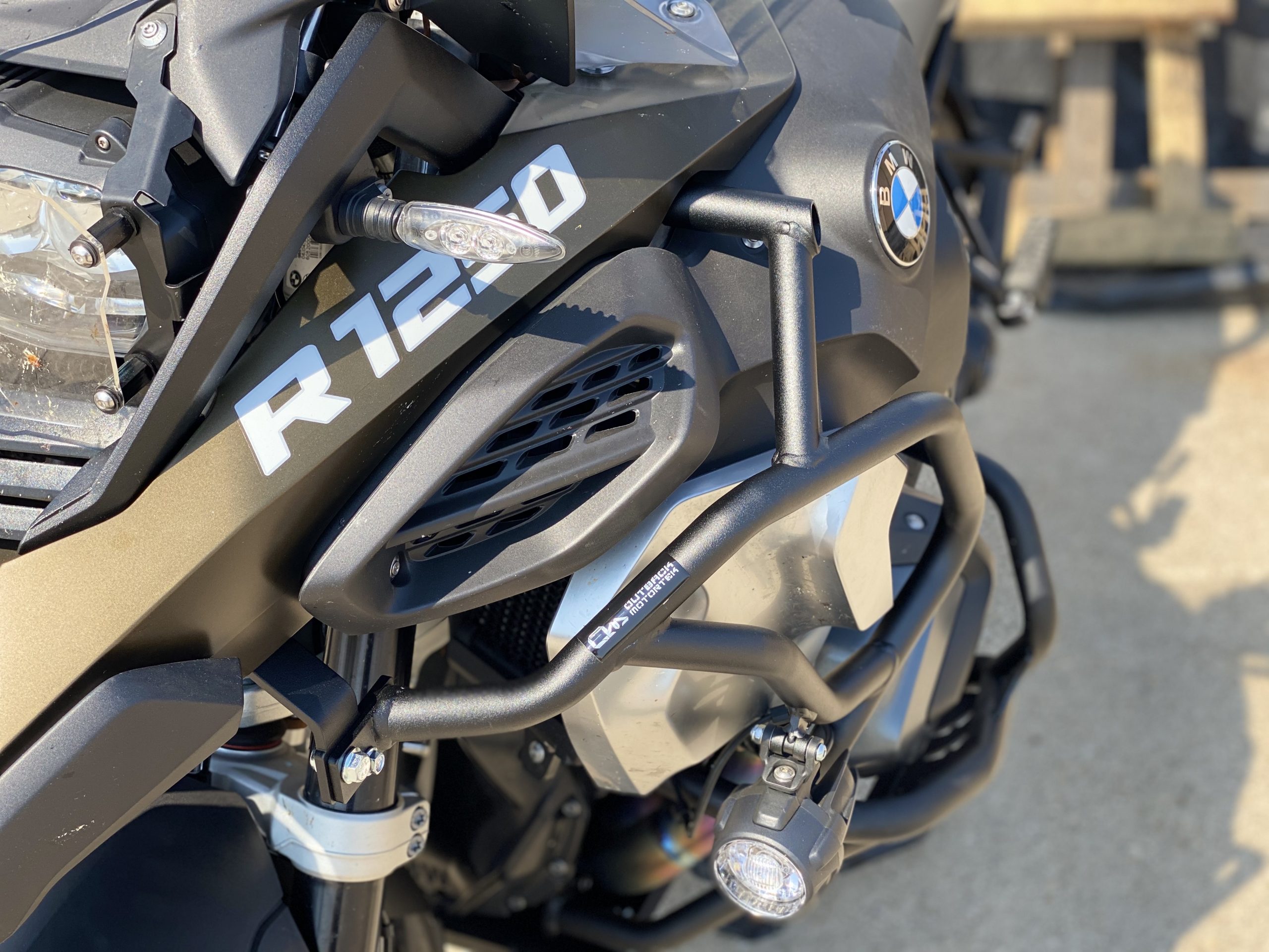 Taking on the unexpected BMW R1250GSA Upper Crash Bars Outback