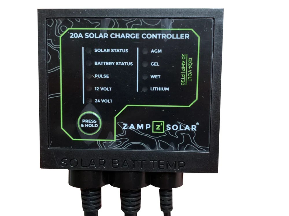 Zamp Solar 20 Amp Solar Charge Controller Integrated PulseTech (PT20
