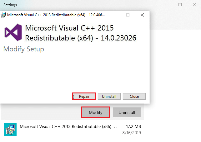 Fix the Apimswincrtruntimel110.dll Missing Error
