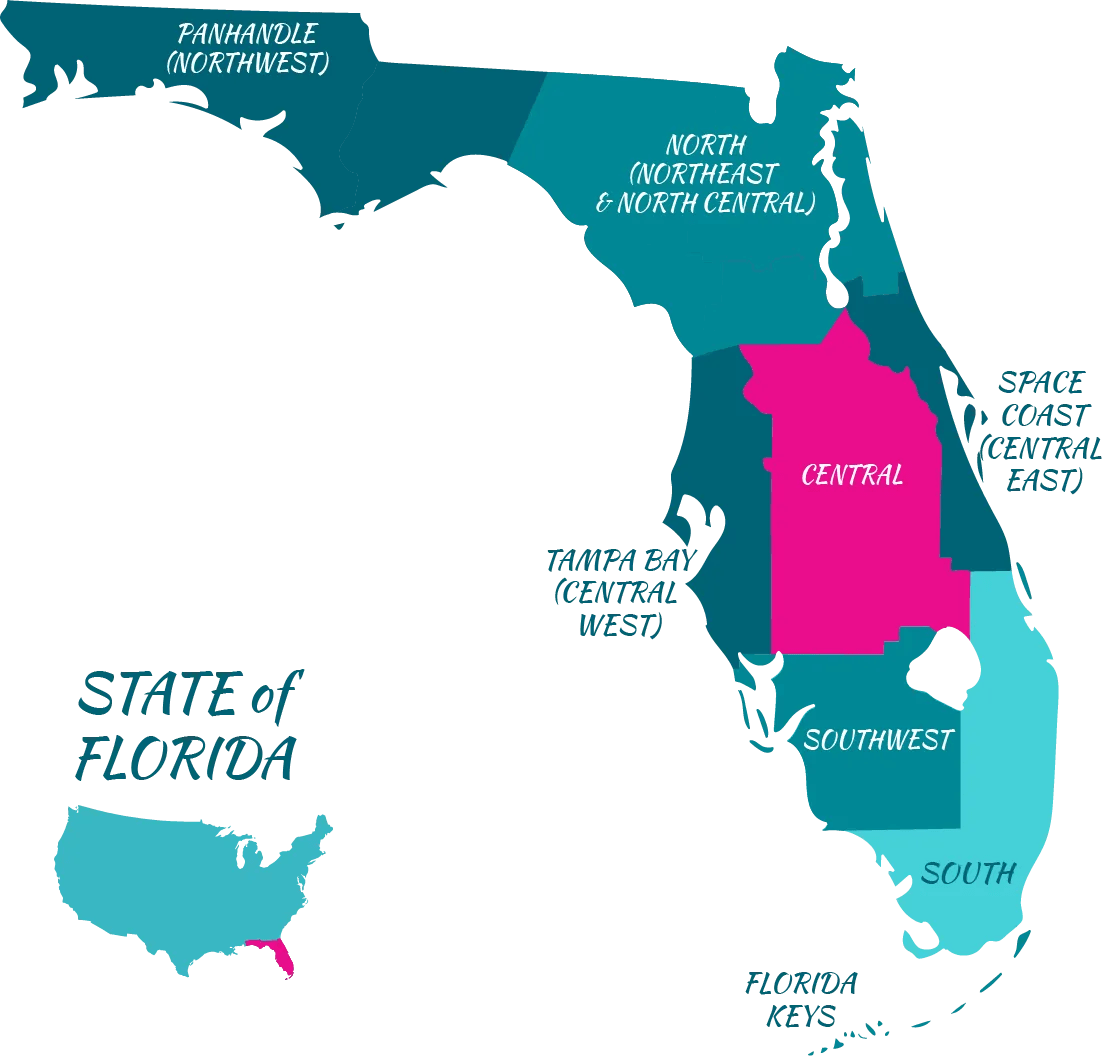 Central Florida Map