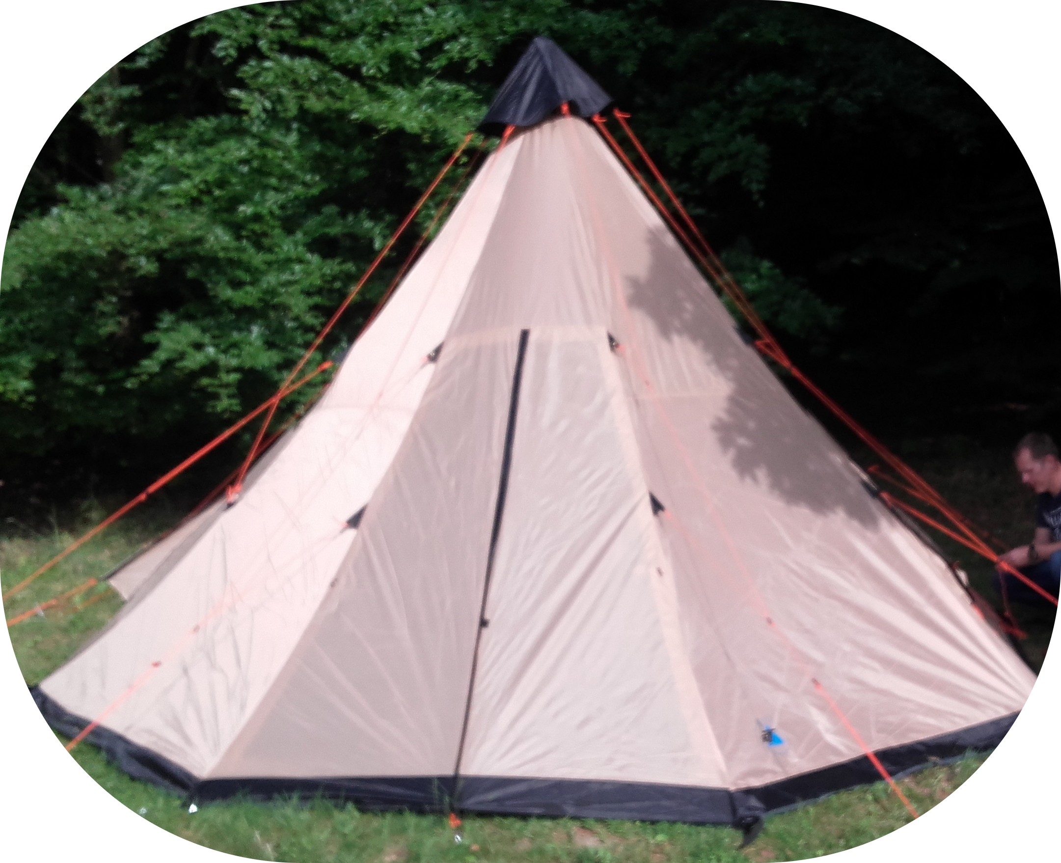 Wildnis Outdoor Übernachtung, Zelten im Taunus und im gpfVff