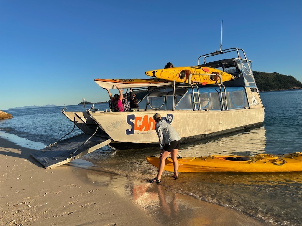 Sea Kayaking in the Whitsunday Islands in Australia
