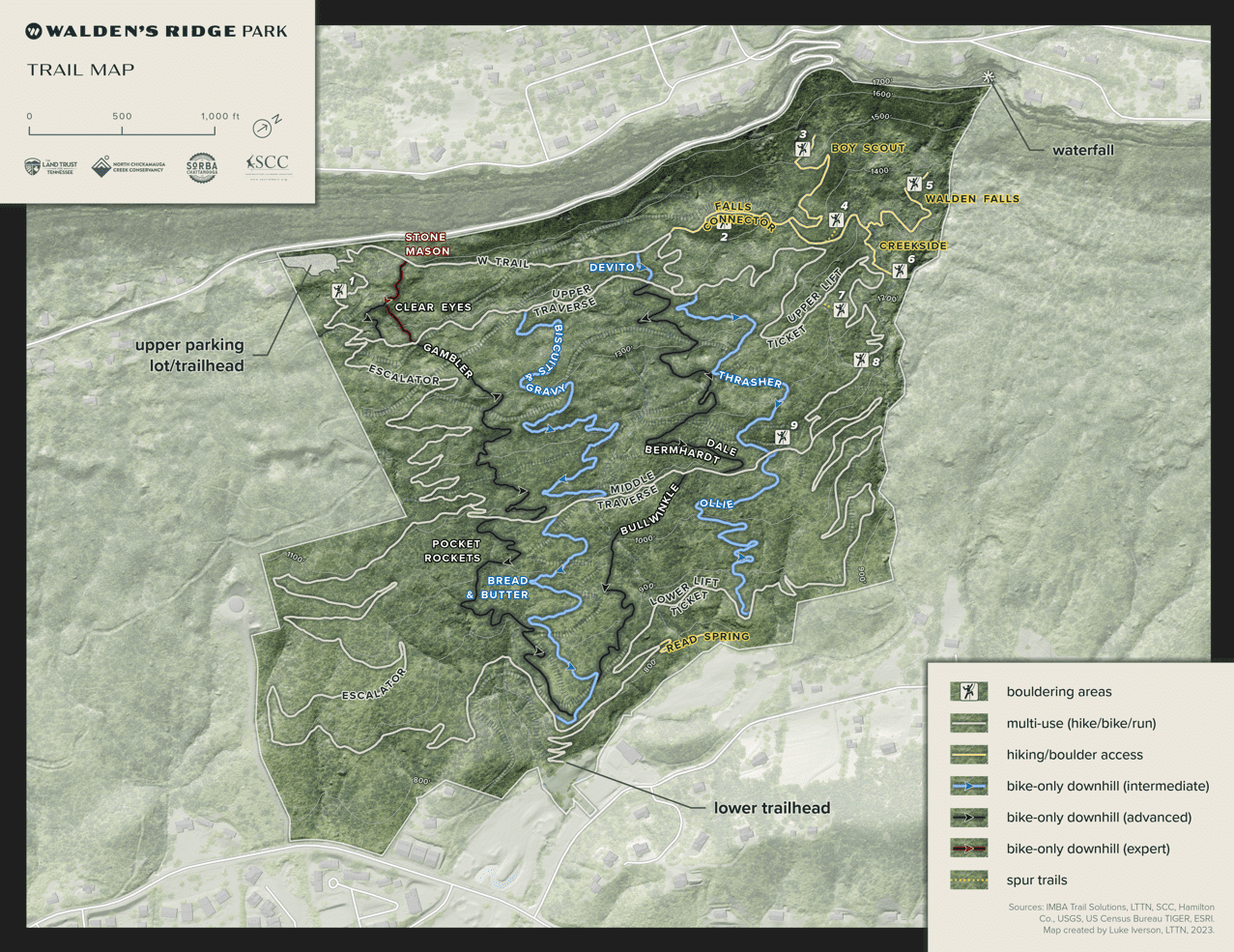 Walden's Ridge Park Outdoor Chattanooga