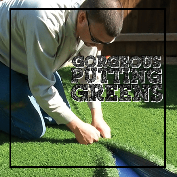 Landscaping with Synthetic Putting Greens Outdoor Contracting