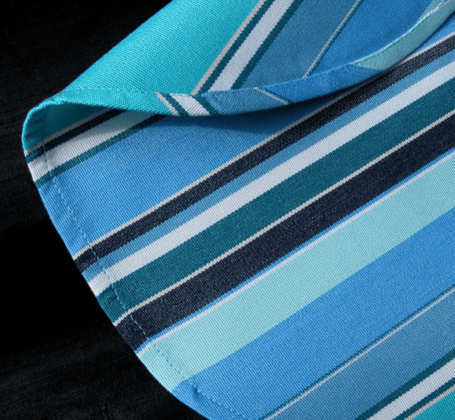 Sunbrella Canvas Stripe Tablecloth