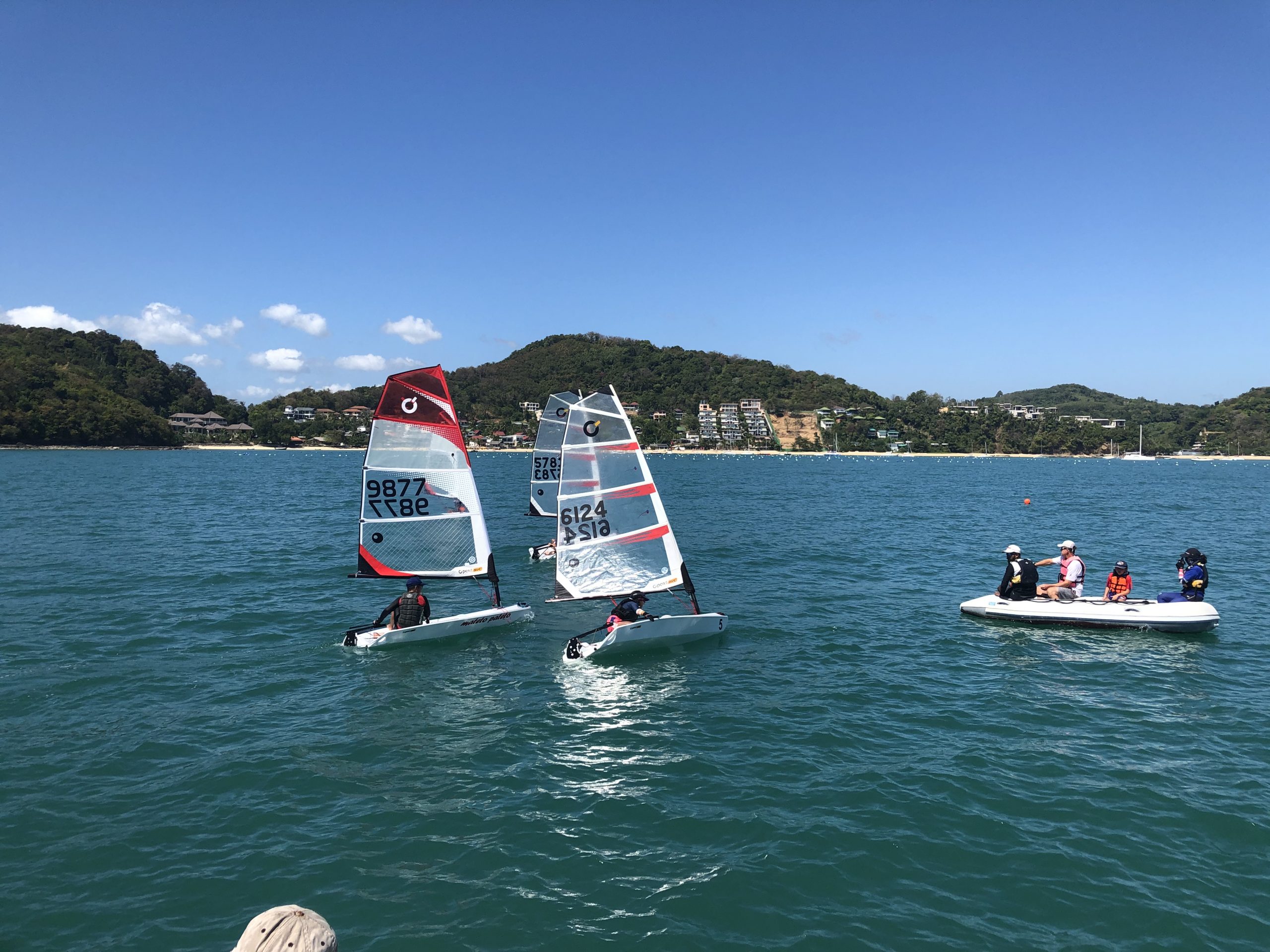 Learning dinghy sailing Outdoor Education in Asia