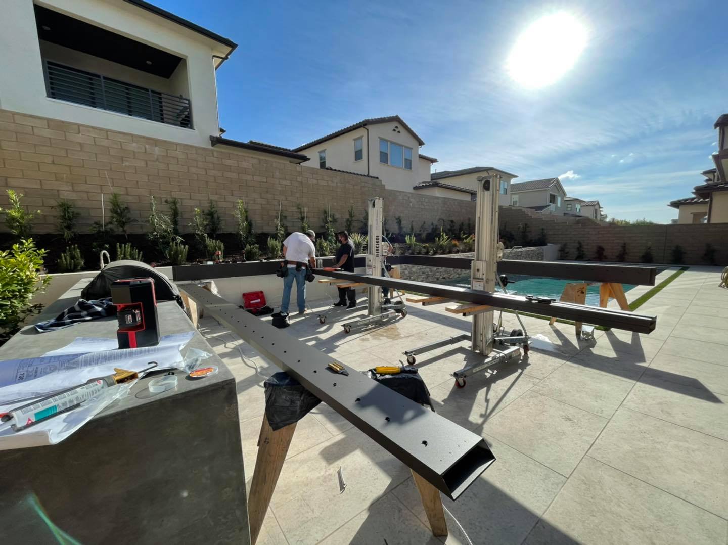 Patio Cover Installation Outdoor Elements