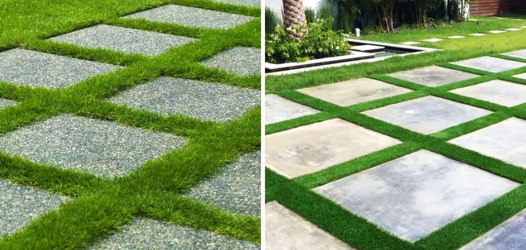 How to Install Artificial Grass Strips Between Pavers 10 Steps