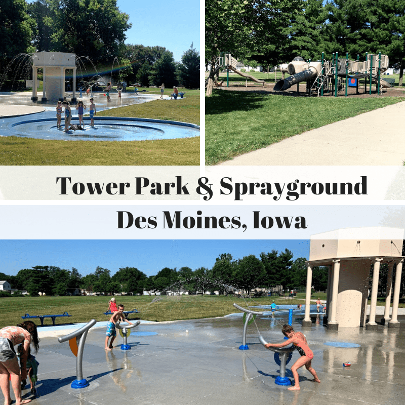 Tower Park and Sprayground Des Moines Outdoor Fun