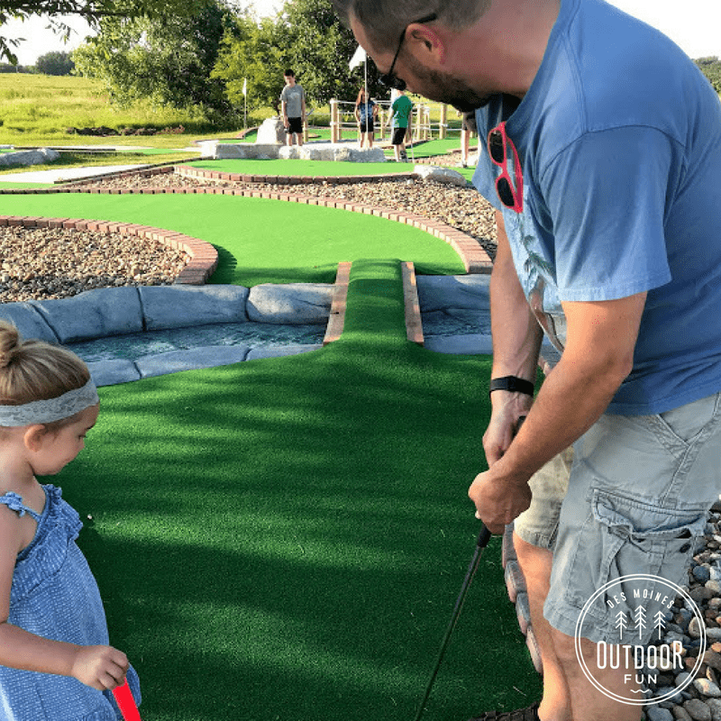 Mini Golf at Jester Park Des Moines Outdoor Fun