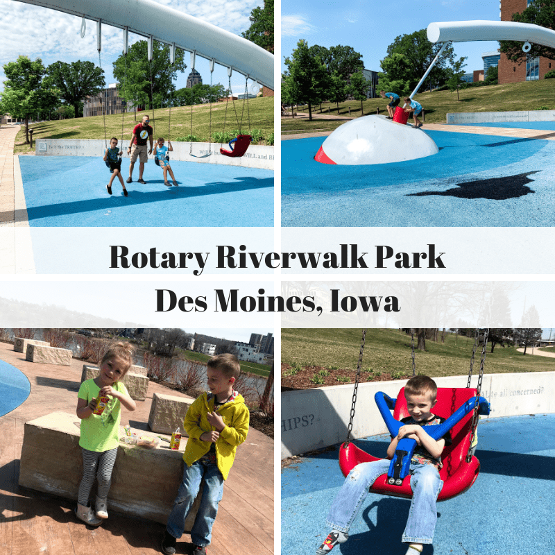 Rotary Riverwalk Park in Des Moines, Iowa Des Moines Outdoor Fun