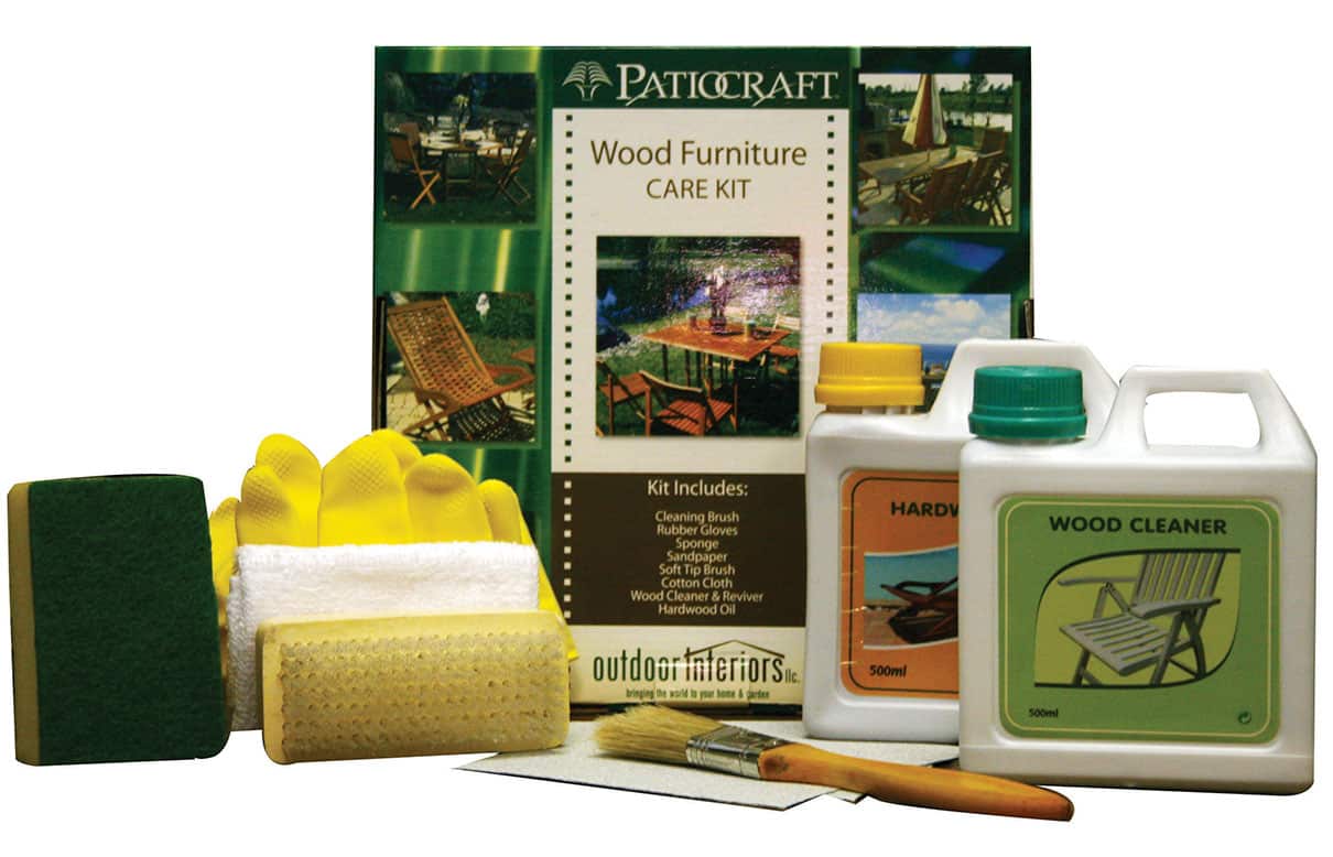 Hardwood Furniture Oil & Outdoor Wood Furnishings Maintenance Kit