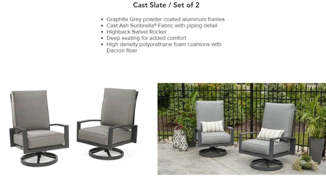 Deep Seat Swivel Outdoor Living & BBQ