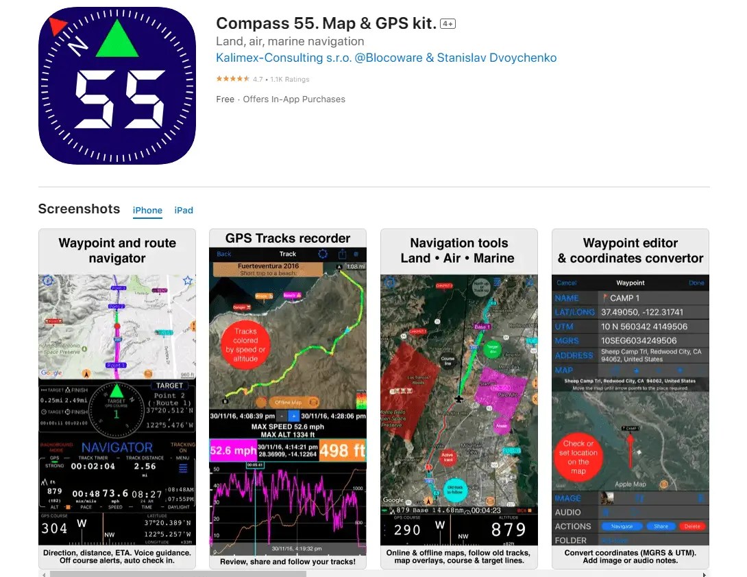 5 Top Best Compass Apps For iPhone For 2024 Outdoorsity