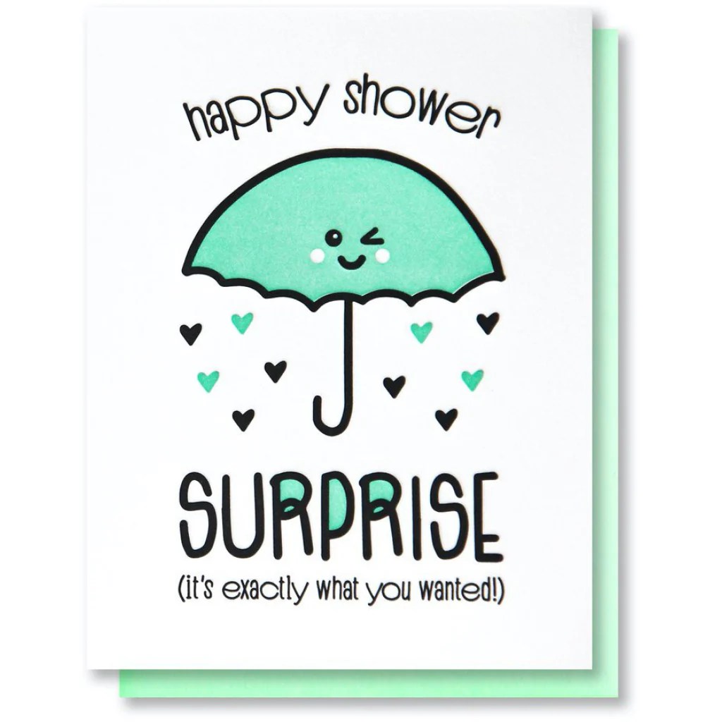 Happy Shower Card by Kiss And Punch Outer Layer