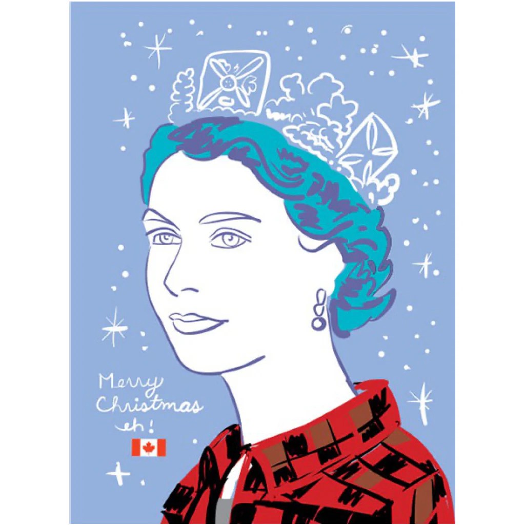 Queen Christmas Card by Wendy Tancock Outer Layer