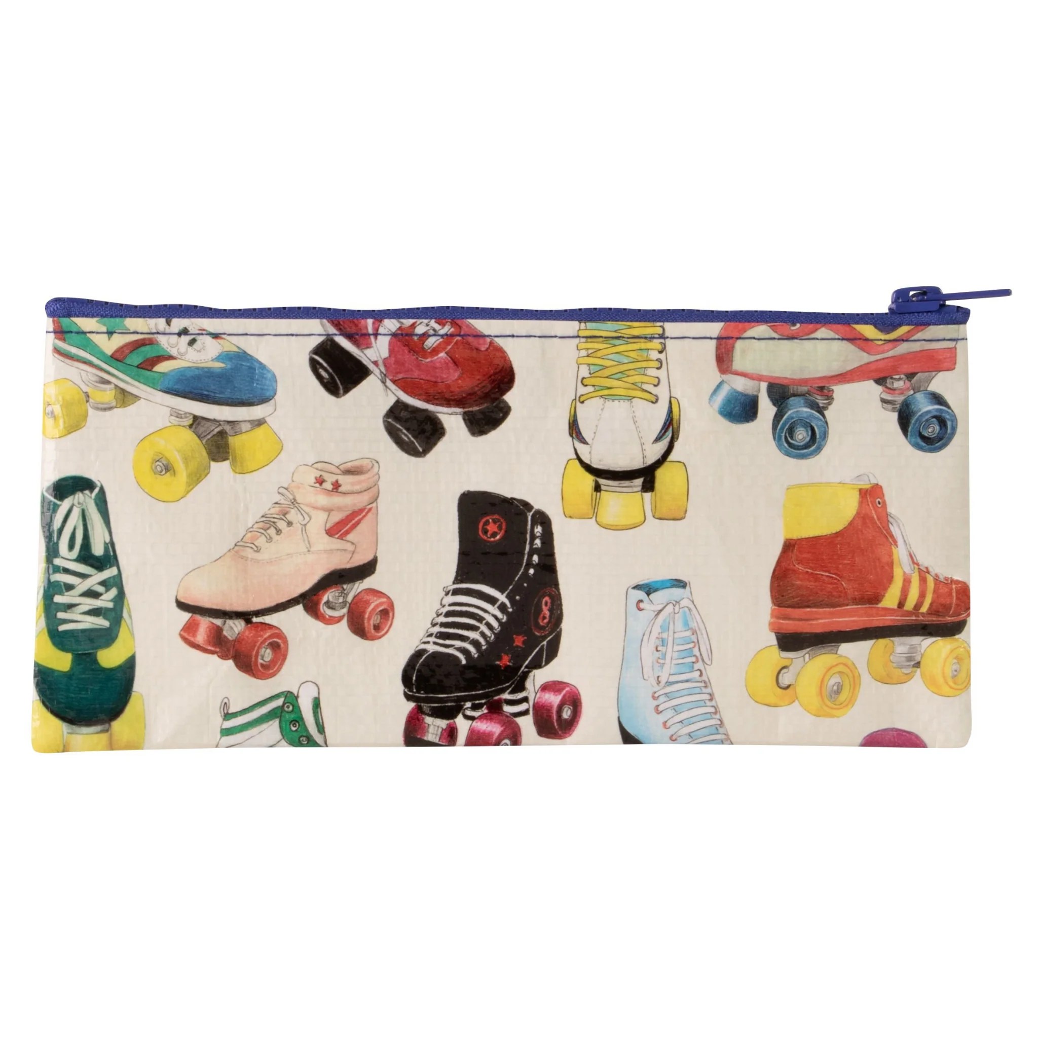 Roller Skates Pencil Case Blue Q Outer Layer
