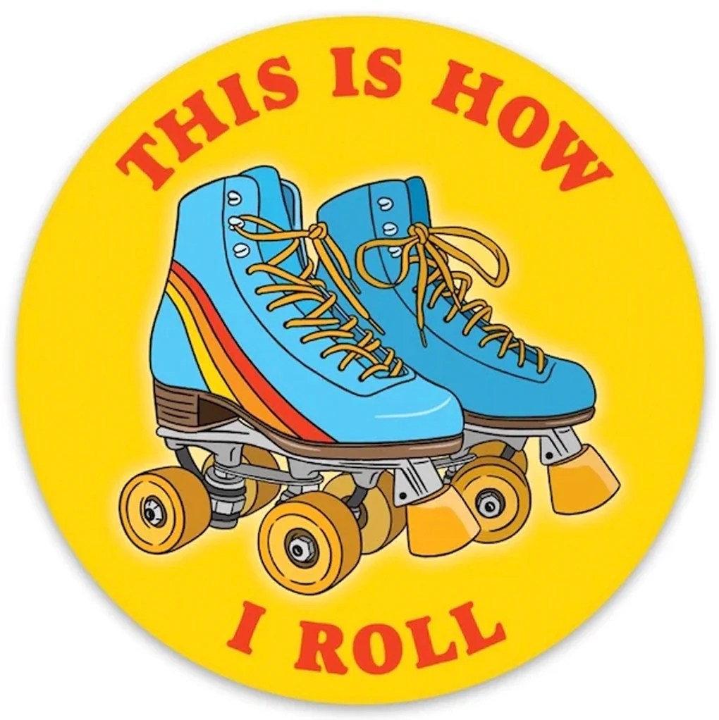 Roller Skates Sticker The Found Outer Layer