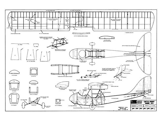 CurtissWright Junior CW1 plan Free download Outerzone