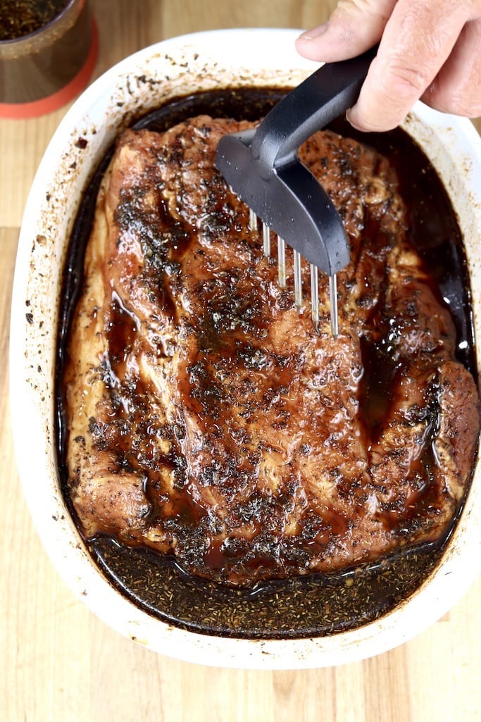 Marinated Pork Loin {Grilled or Smoked} Out Grilling