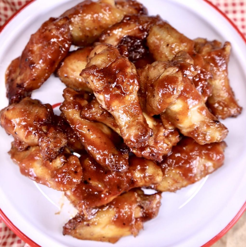 Maple BBQ Chicken Wings {Quick Grilling Recipe} Out Grilling