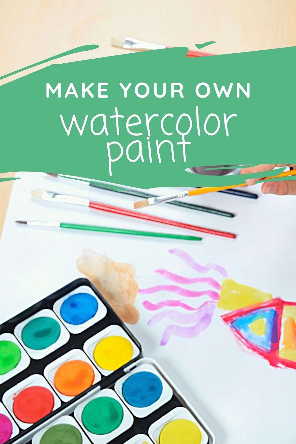 Easy DIY Watercolor Paint Outnumbered 3 to 1