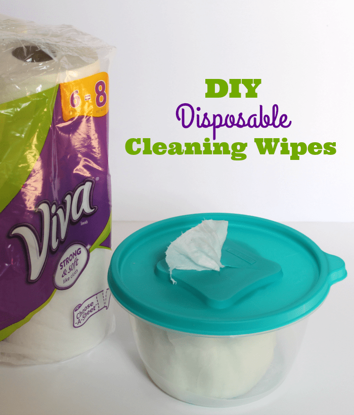 DIY Disposable Cleaning Wipes and Tips to Make Cleaning Fun