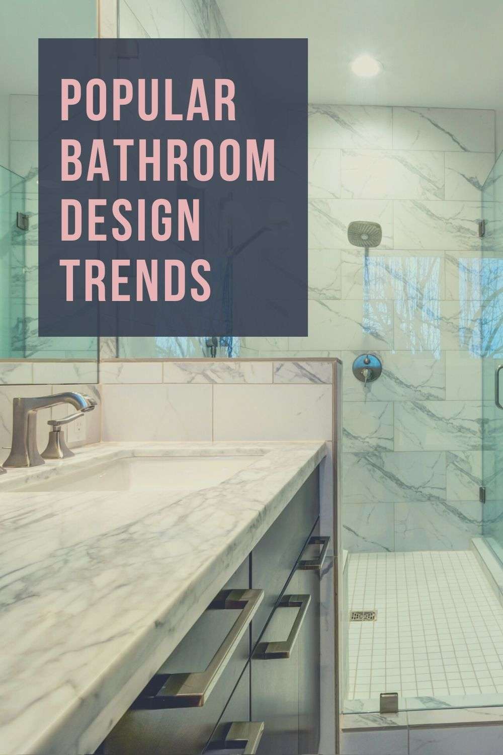 The Most Popular Bathroom Design Trends of 2020 Outnumbered 3 to 1