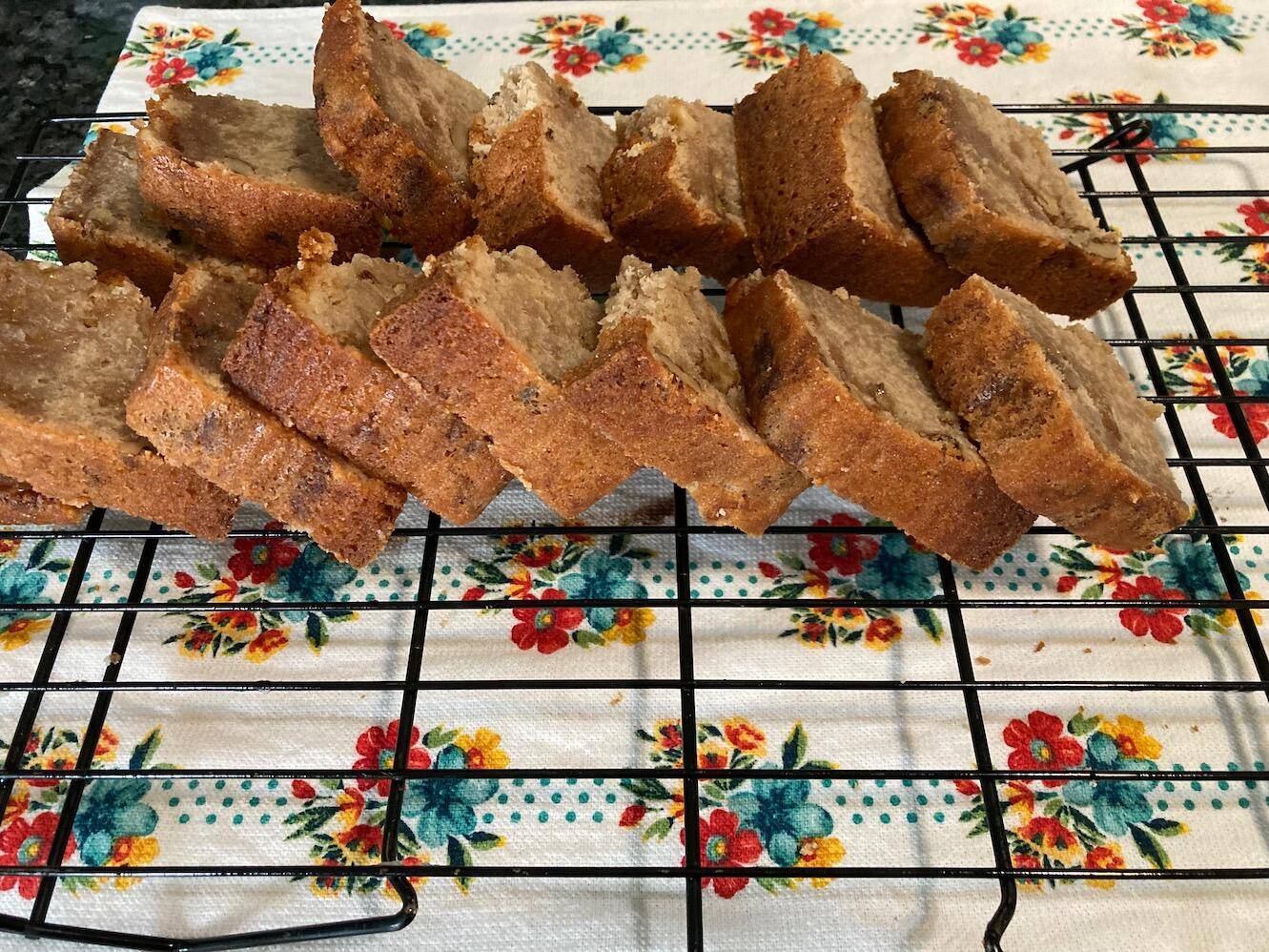 Bananas Foster Pound Cake (from scratch) Out of the Box Baking