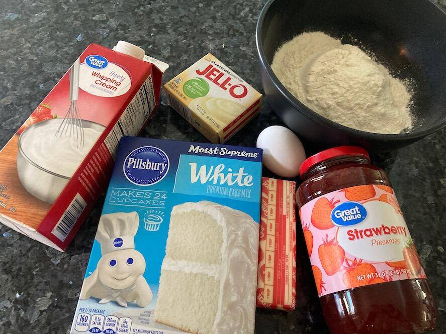 Cake Mix Kolaches (doctored cake mix) Out of the Box Baking