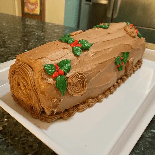 Holiday Yule Log Cake (Bûche de Noël) Out of the Box Baking