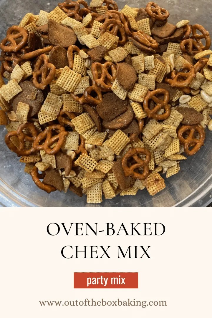 OvenBaked Chex Mix (Delicious Homemade Party Mix) Out of the Box Baking