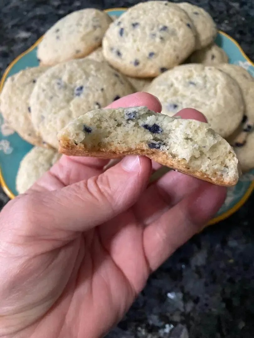 4 Ingredient Lemon Blueberry Cookies (Doctored Muffin Mix) Out of the