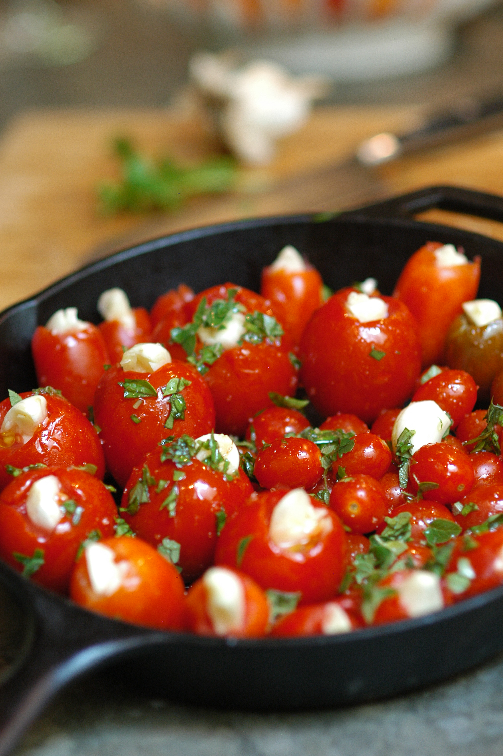 Slow Roasted Garlic Tomatoes Out of the Box Food