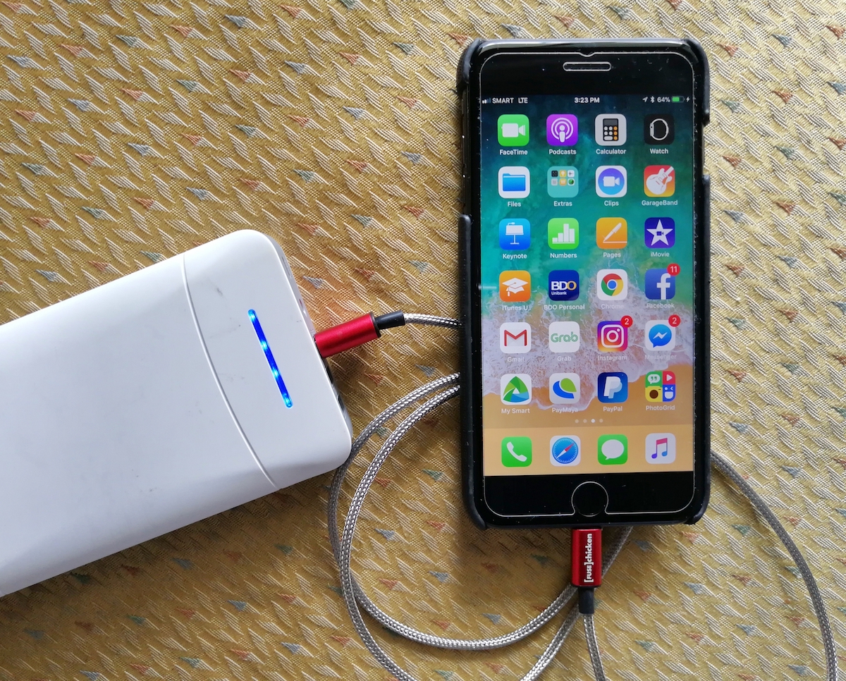 Travel Gadgets FUSE Chicken Red Armour iPhone Cable Review Out of