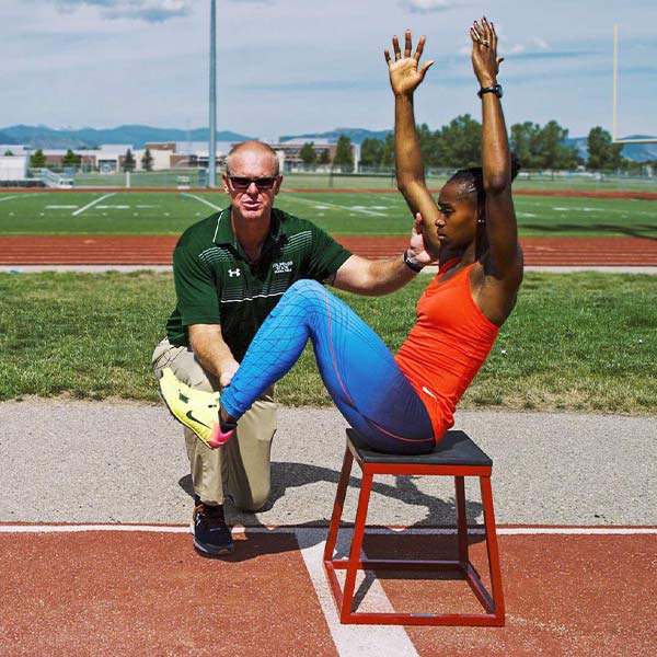 Long Jump Landing Technique
