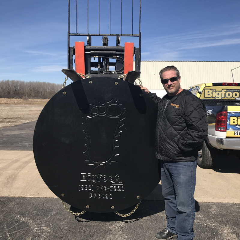 Outrigger Pads for Rent Bigfoot Outrigger Pads