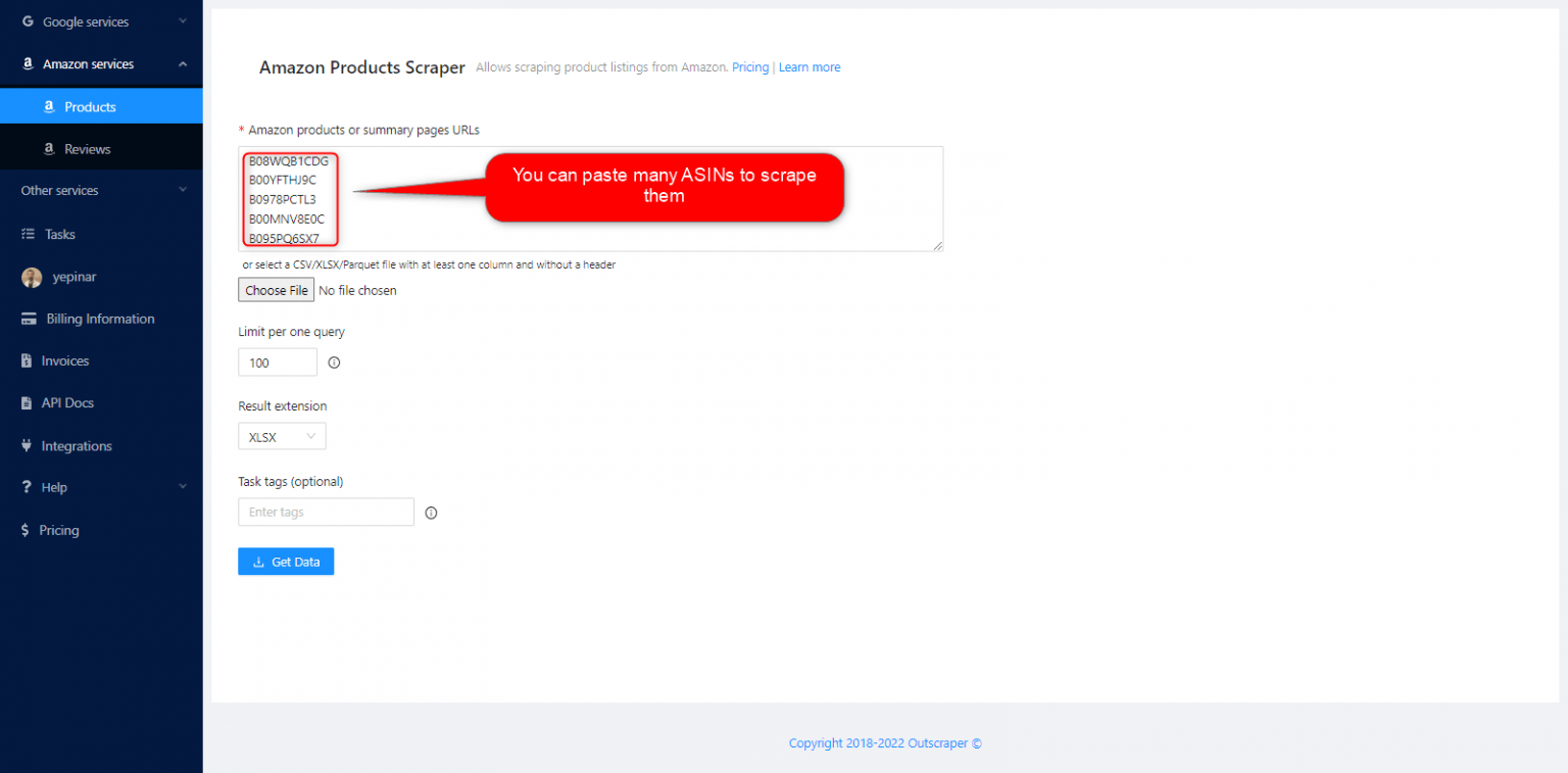 How to Scrape Amazon Products Data (ASIN)? Outscraper